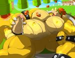  animal_genitalia anthro armpits balls bdsm belly biceps big_penis bottomless bowser claws clothed clothing cloud cock_ring cum cum_on_balls cum_on_penis detailed_background erection grass hair hand_on_penis hi_res huge_penis humanoid_penis kartos koopa lying male manly mario_bros masturbation mature_male musclegut muscular muscular_male mushroom nature nintendo nipples nude open_mouth orgasm outside partially_retracted_foreskin pecs penis pipes points precum presenting red_eyes red_hair relaxing reptile scalie score shell sky solo spiked_armlet spikes teeth thick_penis tongue tongue_out topless turtle uncut valley vein veiny_penis video_games 