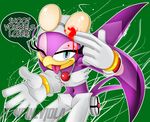  anthro avian bandanna beak bird blood blue_eyes bracelet clothed clothing english_text eyelashes eyewear feathers female glasses gloves jewelry looking_at_viewer navel necklace purple_feathers rondineviola solo sonic_(series) sonic_riders swallow_(bird) text tongue tongue_out watermark wave_the_swallow 