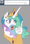  2016 beard crossover english_text equine facial_hair female friendship_is_magic horn mammal meme mustache my_little_pony nintendo princess_celestia_(mlp) silfoe text the_legend_of_zelda tumblr unicorn video_games 