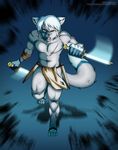  canine fox invalid_tag male mammal runing warrior xnanchox 