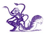  displacer_beast feline female leopard mammal multi_arm multi_limb shadow simple_background snow_(character) snow_leopard tentacles thetiedtigress wolphin 