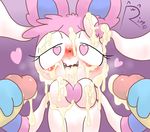  &lt;3 2016 absurd_res blush cum cum_in_mouth cum_inside cum_on_face eeveelution fur gradient_background group hi_res humanoid mammal nintendo open_mouth orgasm penis pok&eacute;mon rime_the_vixen sex simple_background smile sylveon teeth video_games 