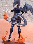 3:4 3d_(artwork) abs absurd_res accessory animal_anthro animal_genitalia anthro armwear barbell_piercing biceps big_breasts big_butt biped bodily_fluids breasts butt charizard choker clothing collar digital_media_(artwork) dominant eyelashes facial_piercing fan_character female figurine fire generation_1_pokemon genitals glistening glistening_abs glistening_breasts gynomorph hair hi_res holding_object horn huge_breasts intersex jewelry latex latex_armwear latex_clothing latex_legwear latex_skinsuit latex_stockings latex_thigh_highs leash legwear looking_at_viewer melee_weapon morgan_morningstar muscularanthro necklace nintendo nipple_barbell nipple_piercing nipples non-mammal_breasts non-mammal_nipples nose_piercing nose_ring piercing pokemon pokemon_(species) polearm presenting ring_piercing sculpture septum_piercing septum_ring skinsuit smile solo spread_wings stockings tail thick_thighs thigh_highs tight_clothing tongue tongue_out vein weapon wide_hips wings