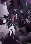 alder_(alderdrack) ambiguous_gender anal anal_penetration animal_genitalia animal_penis anthro anthro_on_feral bestiality bite black_body black_fur blood blue_eyes blue_insides blue_markings bodily_fluids canid canine canine_genitalia canine_penis canis chest_crystal circe_(pankallisti) claws cum cum_in_ass cum_inside cum_on_chest cum_on_self daughter_(lore) dipstick_paws dragging feral feral_penetrating fur genital_fluids genitals grey_body grey_fur group hi_res indirect_incest_(lore) intraspecies intraspecies_bestiality knot knot_dragging knotted_penis knotting leg_bite malakai_(malakai) male male/ambiguous male_on_feral mammal markings misty_(mistyfur) mother_(lore) mother_and_child_(lore) mother_and_daughter_(lore) mother_and_son_(lore) neck_bite pankallisti parent_(lore) parent_and_child_(lore) parent_and_daughter_(lore) parent_and_son_(lore) penetration penis son_(lore) trans_(lore) trans_woman_(lore) trio white_body white_fur wolf wounded