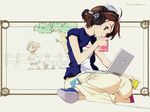  headphones laptop mac rinrin sister_princess 