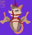 2026 abdominal_bulge alma_(pricklypastor) american_opossum ankle_grab anthro arm_tuft bared_teeth bdsm bodily_fluids bondage bound breasts brown_body brown_fur butt chest_tuft clitoral_hood clitoris crying digital_drawing_(artwork) digital_media_(artwork) disembodied_hand disembodied_penis drooling duo ear_tuft faceless_character faceless_male female forced fur gag genital_fluids genitals grabbing_both_ankles grabbing_both_legs hi_res human interspecies knee_tuft leg_grab leg_tuft male male/female male_penetrating mammal marsupial motion_lines multicolored_body multicolored_fur nipples nude offscreen_male pawpads penetration penis pricklypastor_(artist) rape restraints rope rope_around_neck rope_bondage rope_gag rope_harness saliva sex shoulder_tuft signature simple_background size_difference spread_legs spreading suspension suspension_bondage sweat tail tail_tied tears tuft two_tone_body two_tone_fur vaginal vaginal_fluids vaginal_penetration vulva