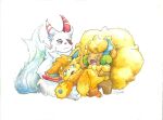  >_< :3 absurd_res andromorph anthro bodily_fluids crossed_legs dyed_fur eyes_closed fluffy fluffy_tail generation_3_pokemon generation_5_pokemon generation_9_pokemon group group_sex hatching_(art) hi_res holding_partner humanoid intersex intersex/male leg_grab looking_at_another looking_at_partner looking_pleasured male male/male male_penetrated male_penetrating male_penetrating_male nintendo orgasm_face painting_(artwork) pawmot penetration penile penile_penetration penis_in_vagina pokemon pokemon_(species) resting_on_partner sex shaded sunny_(artist) sunny_(sunny) sweat tail thigh_grab threesome trio vaginal vaginal_penetration watercolor_(artwork) whimsicott zangoose 