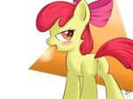  anus apple_bloom_(mlp) blush butt cub earth_pony equine female feral friendship_is_magic hair horse mammal my_little_pony open_mouth pony pussy pussy_juice red_hair solo vsdrawfag young 