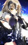  armor cleavage fate/grand_order jeanne_d&#039;arc jeanne_d&#039;arc_(fate/apocrypha) nekodayo22 skirt_lift watermark weapon 