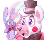  2016 animatronic bear digital_media_(artwork) five_nights_at_freddy&#039;s funtime_freddy_(fnaf) hi_res lagomorph machine mammal puppet puppet_bonnie_(fnaf) robot sister_location video_games 