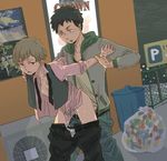  2boys anal male_focus miya_(24toys) multiple_boys outdoors public sex undressing yaoi 