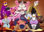 accipitriform aggretsuko animalympics anthro avian beak belly big_belly big_breasts biped bird breasts clothed clothing contessa_(animalympics) corvid corvus_(genus) crow crown demon digital_media_(artwork) doom_(the_bad_guys) dreamworks drxii eyewear falcon falconid feathered_wings feathers female female_anthro friendship_is_magic fur furniture gabby_(mlp) galliform gilda_(mlp) gloves grimm_(grimmagent) group gryphon hair handwear harem hasbro headgear hellaverse helluva_boss hi_res hirundinid huge_breasts hyper hyper_breasts la_pavita_pechugona looking_at_viewer male male_anthro mammal markings mole_(marking) multiple_pregnancies my_little_pony mythological_avian mythological_creature mythology non-mammal_breasts open_mouth oscine owl owl_demon passerine pavita_pechugona phasianid pregnant pregnant_anthro pregnant_female raven sanrio secretary_bird secretary_washimi sega simple_background sitting smile sofa sonic_riders sonic_the_hedgehog_(series) stella_(helluva_boss) sunglasses swallow_(bird) tail the_bad_guys turkey wave_the_swallow wings
