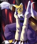  2015 anthro digimon female pltnm06ghost solo taomon unimpressed 