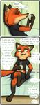  bb bed canine comic cup disney eyes_closed fox inside male mammal nick_wilde sitting zootopia 