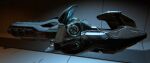  3d commentary dated_commentary dust_514 eve_online gallente_federation_(eve_online) glowing grey_theme gun no_humans realistic science_fiction unreal_engine_(medium) weapon weapon_focus 