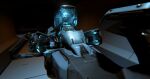  3d commentary dated_commentary dust_514 eve_online gallente_federation_(eve_online) glowing grey_theme gun indoors no_humans realistic science_fiction unreal_engine_(medium) weapon weapon_focus 