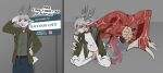  2026 2_panel_comic abdominal_bulge absurd_res alternate_species ambiguous_gender anal anal_penetration animal_genitalia animal_penis anthro anthro_penetrated antlers balls before_and_after belt big_tongue biped blush bodily_fluids bottomless bottomwear breath capcom claws clothed clothing coat collar colored comic deer denim denim_bottomwear denim_clothing dialogue digital_drawing_(artwork) digital_media_(artwork) dominant duo english_text equine_genitalia equine_penis exposed_brain exposed_muscle eye_roll eyeless fingers flesh flesh_creature from_behind_position fur genital_fluids genitals gooddeer green_clothing green_topwear grey_background grey_hair hair half-erect hi_res horn humanoid instant_loss_2koma jacket james_sunderland jeans kneeling kochack konami leaking_precum licker_(resident_evil) licking long_tongue male male_penetrated mammal monster monstrous_humanoid mostly_nude new_world_deer nightmare_fuel nude onomatopoeia open_clothing open_mouth open_topwear oral organs panting pants partially_clothed penetration penis pink_eyes pink_genitals pink_penis precum precum_string profanity questionable_consent red_body red_collar red_eyes resident_evil rimming saliva saliva_on_tongue saliva_string sequence sex shaking sharp_teeth shirt sign signature silent_hill simple_background size_difference small_penis smile sound_effects speech_bubble standing submissive submissive_male sweat t-virus_mutant_(resident_evil) tail teeth text tongue tongue_fucking tongue_out tongue_penetration topwear trembling umbrella_corporation undead unusual_anatomy white_body white_fur zombie 