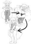  ambiguous_gender babypandora bodily_fluids bulge clothing diaper disembodied_hand forced genital_fluids ghost_hand hi_res pants_wetting solo sucking thumb_suck urine wet wet_clothing wetting 