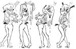  ! ?! angry anthro black_and_white breasts butt canine covering covering_self disney dog eyes_closed female hair looking_at_viewer looking_back mammal minus8 monochrome nude shower smile solo topsy wet 