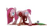  2016 alligator blood bone crocodilian female friendship_is_magic gore gummy_(mlp) intestines looking_at_viewer my_little_pony pinkamena_(mlp) pinkie_pie_(mlp) reptile scalie siansaar solo undead zombie 