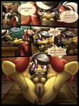  2016 animal_genitalia anus brown_fur butt clothing comic cutie_mark daring_do_(mlp) dialogue digital_media_(artwork) duo english_text equine faceless_male female feral forced friendship_is_magic fur glothes grey_hair hair hat hi_res horse invalid_tag jungle male male/female mammal my_little_pony nude open_mouth pegasus pony purple_eyes pussy rape red_fur rope shinodage spreading teeth temple text tied_down wings 