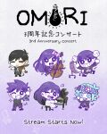  +_+ 2girls 4boys alternate_costume antenna_hair aubrey_(headspace)_(omori) aubrey_(omori) basil_(headspace)_(omori) basil_(omori) black_hair black_pants black_shorts blush bow bow_(music) bowtie bright_pupils brothers cello chibi chibi_only closed_eyes closed_mouth colored_skin commentary copyright_name double-parted_bangs dress drumsticks english_commentary english_text flower flower_wreath flute grand_piano green_eyes green_hair grin hair_behind_ear hair_between_eyes hair_bow head_wreath hero_(headspace)_(omori) hero_(omori) highres holding holding_bow_(music) holding_drumsticks holding_flute holding_instrument holding_violin instrument kel_(headspace)_(omori) kel_(omori) long_hair long_sleeves looking_at_viewer mari_(headspace)_(omori) mari_(omori) mixed-language_text multiple_boys multiple_girls musical_note official_art omocat omori one_eye_closed open_mouth orange_bow orange_bowtie pants piano piano_bench pink_bow pink_bowtie playing_flute playing_instrument playing_violin purple_eyes purple_hair sheet_music short_hair shorts siblings sidelocks sitting smile sunny_(omori) teeth tongue upper_teeth_only violin white_dress white_pupils white_skin 