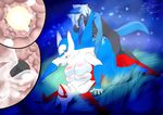  2016 anthro anthrofied big_breasts black_fur blue_eyes blue_fur blue_skin blush breast_squish breasts butt canine crossgender cum cum_inside cum_on_butt cumshot drooling egg english_text fan_character female female/female fur grass hair impregnation internal latias latios legendary_pok&eacute;mon lucario lying male male/female mammal nintendo on_back orgasm outside penetration pok&eacute;mon pok&eacute;morph red_eyes red_skin saliva shadow-anubis silentcario smile sperm_cell text tongue tongue_out vaginal vaginal_penetration video_games white_hair white_skin wings 