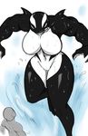  anonymous anthro big_breasts breasts cetacean dc_comics duo female human mammal marine nude orca orca_(batman) pussy unknown_artist voluptuous water wet whale 