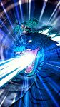  >_< 1girl absurdres aqua_hair aqua_necktie aqua_trim arm_up artist_name bare_shoulders black_boots black_skirt black_sleeves boots closed_eyes collared_shirt commentary detached_sleeves energy_beam english_commentary fortnite glowing_spines godzilla godzilla_(series) grey_shirt hair_ornament happy hatsune_miku highres jcguzman long_hair meme miku_miku_beaaaam!!_(meme) necktie pleated_skirt sharp_teeth shirt skirt sleeveless sleeveless_shirt spines teeth thigh_boots tongue twintails very_long_hair vocaloid wide_sleeves wing_collar zettai_ryouiki 