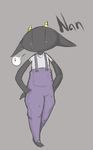  anthro caprine clothing goat mammal nan_(nq) nan_quest overalls shirt solo whistling yattermang 