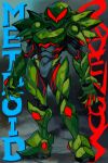  1girl alex_ahad armor assault_visor claws commentary english_commentary helmet highres looking_at_viewer metroid metroid_ravenous metroid_suit power_armor power_suit_(metroid) red_assault_visor samus_aran science_fiction shoulder_spikes solo spikes standing 
