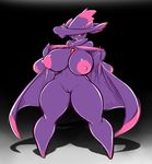  averyshadydolphin big_breasts big_butt breasts butt female ghost looking_at_viewer mismagius nintendo nipples pok&eacute;mon pussy solo spirit thick_thighs video_games wide_hips 