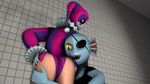  3d_(artwork) butt clown digital_media_(artwork) female jester male octopissed source_filmmaker undertale undyne video_games 