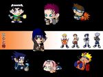  chibi gaara haruno_sakura hatake_kakashi naruto rock_lee uchiha_itachi uchiha_sasuke umino_iruka uzumaki_naruto 