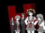  asahina_mikuru cardigan koizumi_itsuki kyon nagato_yuki seifuku suzumiya_haruhi suzumiya_haruhi_no_yuuutsu 