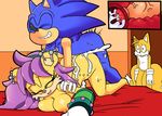  blueast breasts canine cum cum_inside dreamcastzx1 female fox hedgehog male male/female mammal miles_prower mina_mongoose mongoose sonic_(series) sonic_the_hedgehog 