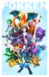  blaziken braixen chandelure charizard garchomp gardevoir gengar legendary_pok&eacute;mon lucario machamp mewtwo nintendo pikachu pikachu_libre pok&eacute;mon pokken_tournament sceptile scottaphor shadow_mewtwo suicune video_games weavile 