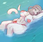  anthro big_breasts big_butt bikini breasts butt clothing fish herm intersex izzy223 looking_at_viewer marine platinum_fang shark smile solo swimsuit water 