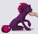  2018 animated broken_horn disembodied_hand equine female feral fizzlepop_berrytwist_(mlp) hair happy horn mammal my_little_pony my_little_pony_the_movie silfoe simple_background smile solo szafir87 tempest_shadow_(mlp) unicorn white_background 