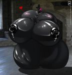  &lt;3 anthro big_breasts breasts erect_nipples furnish inanimate_object lactating nipples pussy trash walter_sache wide_hips 