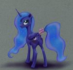  2016 animal_genitalia animal_pussy anus blue_eyes blue_feathers blue_fur blue_hair butt cutie_mark el-yeguero equine equine_pussy feathers female feral friendship_is_magic fur grey_background hair horn looking_at_viewer looking_back mammal my_little_pony princess_luna_(mlp) pussy simple_background solo tail_wraps winged_unicorn wings wraps 