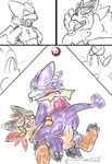 alexclimax anal anal_penetration anthro balls comic cowgirl_position digimon dragon duo erection eyewear future_card_buddyfight goggles goggles_on_forehead gumdramon lying male male/male on_back on_top patreon penetration penis rear_view scalie sex signature straddling sun_dragon_bal tongue tongue_out vein veiny_penis 
