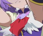  armpits close-up cure_magical haruyama_kazunori head_out_of_frame izayoi_liko magical_girl mahou_girls_precure! precure purple_hair solo 