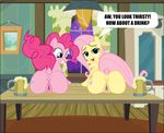  anus fluttershy_(mlp) food friendship_is_magic invalid_tag magic my_little_pony pie pinkie pussy tabel 