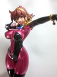  1girl breasts female figure g_gundam gundam large_breasts leotard photo rain_mikamura smile solo 