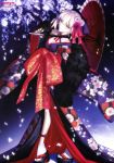  asian_clothes fate/stay_night no_bra saber saber_alter takeuchi_takashi umbrella 