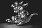  balls carrot_(artist) cum daxter jak_and_daxter looking_at_viewer male mammal masturbation mustelid ottsel penis sitting solo tongue 