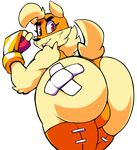  2016 alpha_channel anthro bent_over big_butt butt canine female mammal solo vimhomeless 