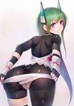  ass bike_shorts bodysuit pantsu panty_pull taishi_(picchiridou) undressing 