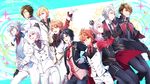  black_hair blonde_hair blue_hair glasses green_hair highres idolish_7 izumi_iori izumi_mitsuki kujou_tenn male_focus multiple_boys nanase_riku natsu_(360c) nikaido_yamato orange_hair osaka_sougo rokuya_nagi sparkle tsunashi_ryuunosuke white_hair yaotome_gaku yotsuba_tamaki 